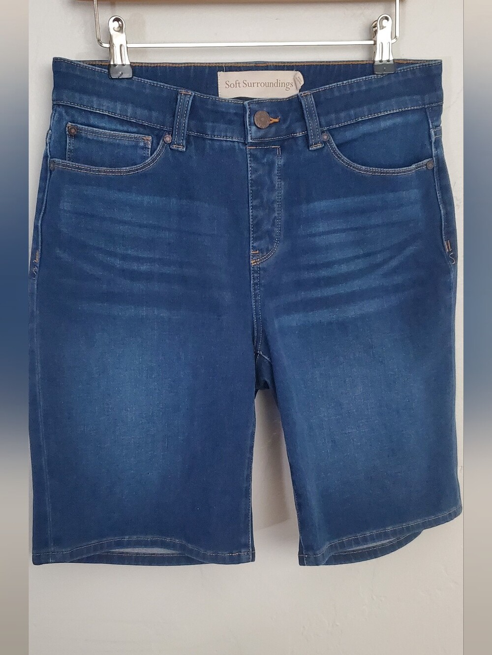 Soft Surroundings Dark Blue Women's Bermuda Shorts